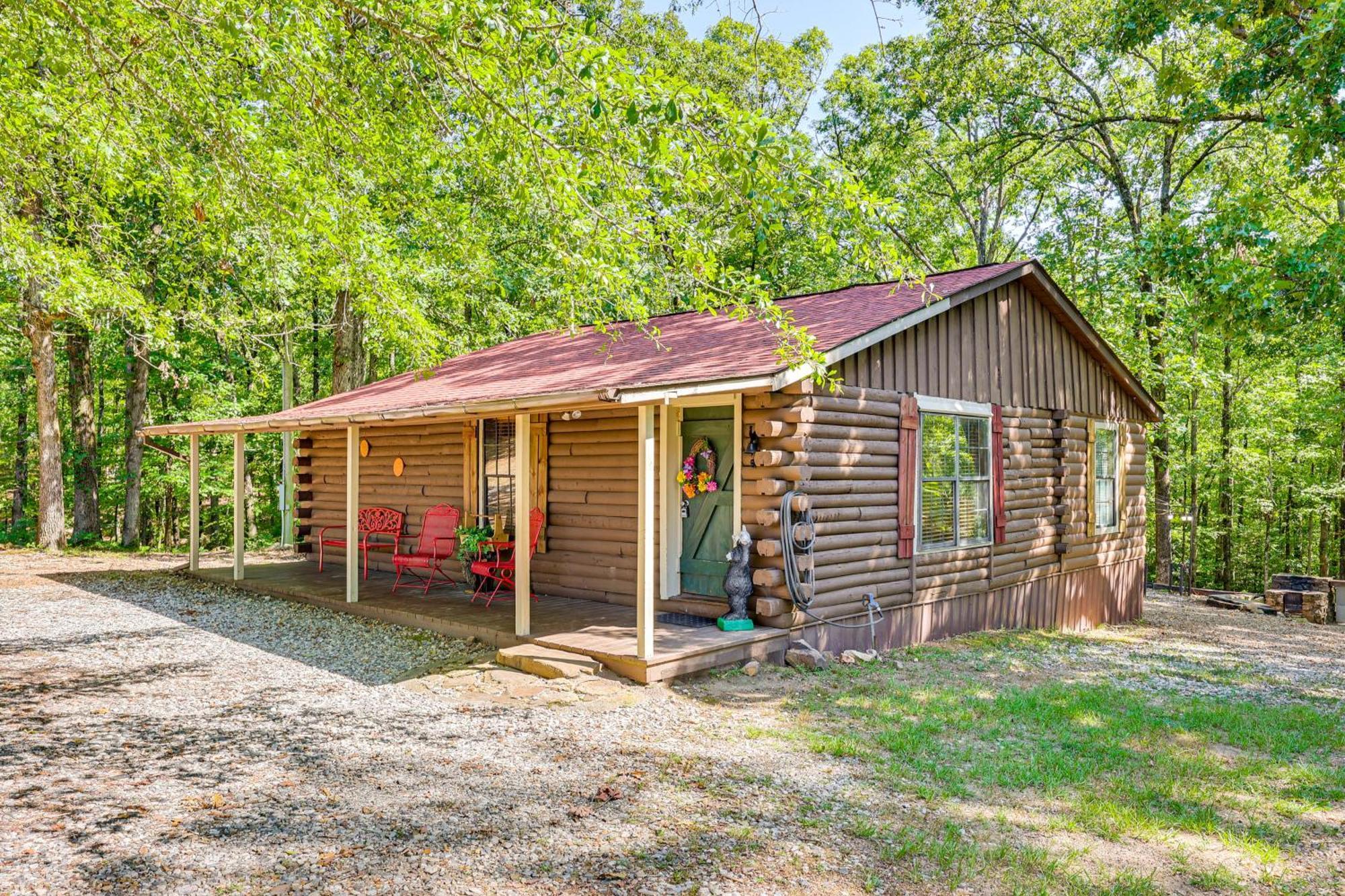 Arkansas Log Cabin Rental Near Lake Greeson! Mount Moriah Bagian luar foto