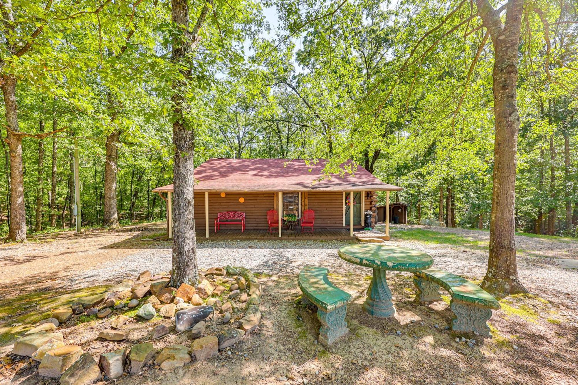 Arkansas Log Cabin Rental Near Lake Greeson! Mount Moriah Bagian luar foto