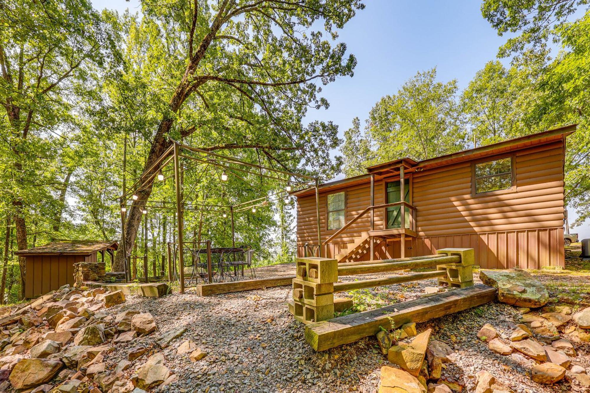 Arkansas Log Cabin Rental Near Lake Greeson! Mount Moriah Bagian luar foto