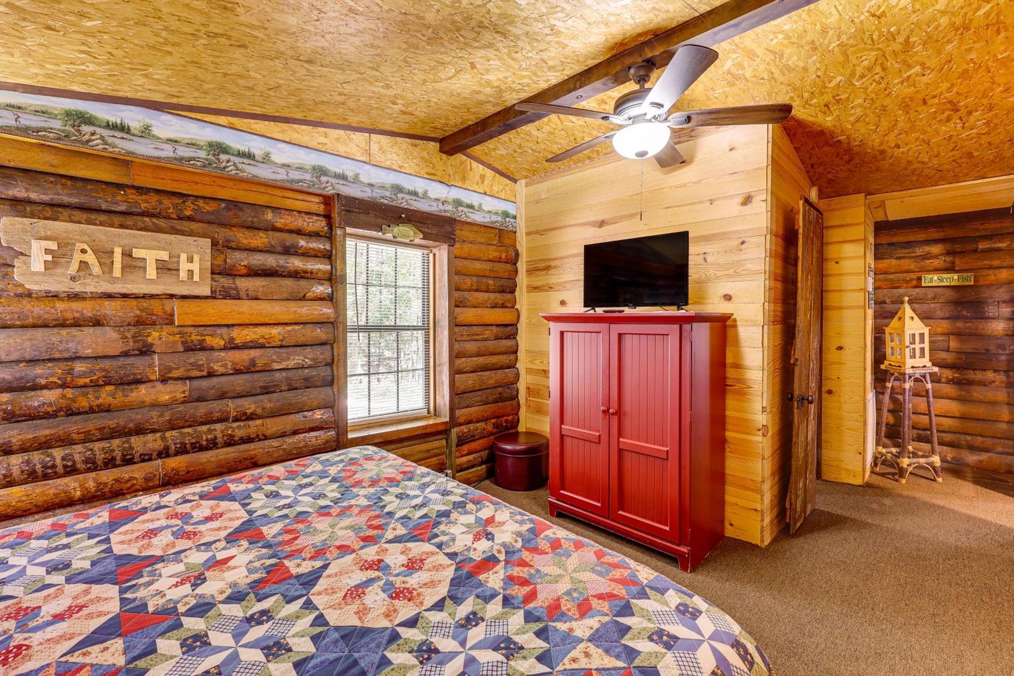 Arkansas Log Cabin Rental Near Lake Greeson! Mount Moriah Bagian luar foto