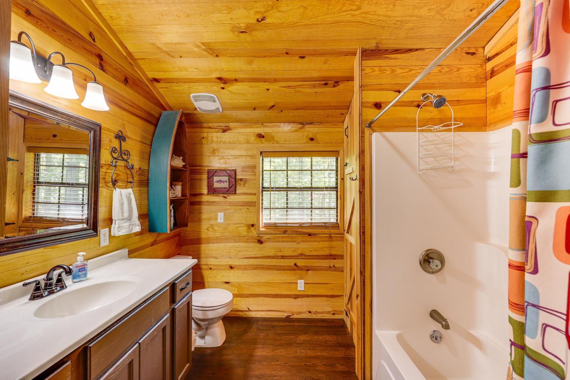 Arkansas Log Cabin Rental Near Lake Greeson! Mount Moriah Bagian luar foto
