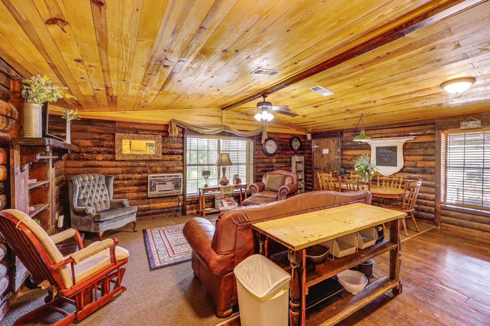 Arkansas Log Cabin Rental Near Lake Greeson! Mount Moriah Bagian luar foto