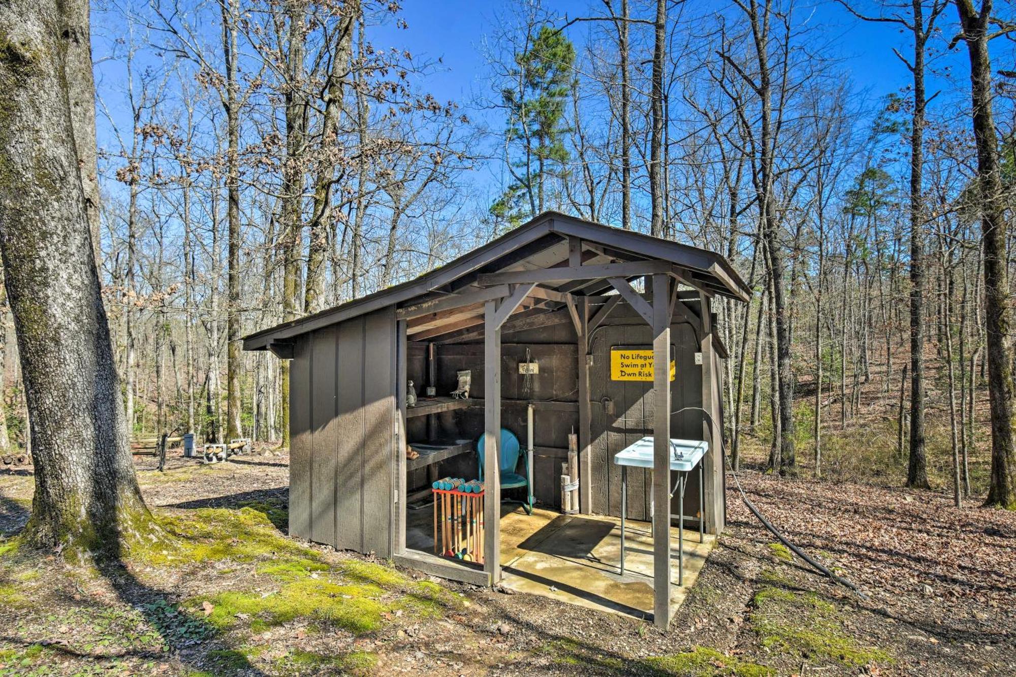 Arkansas Log Cabin Rental Near Lake Greeson! Mount Moriah Bagian luar foto